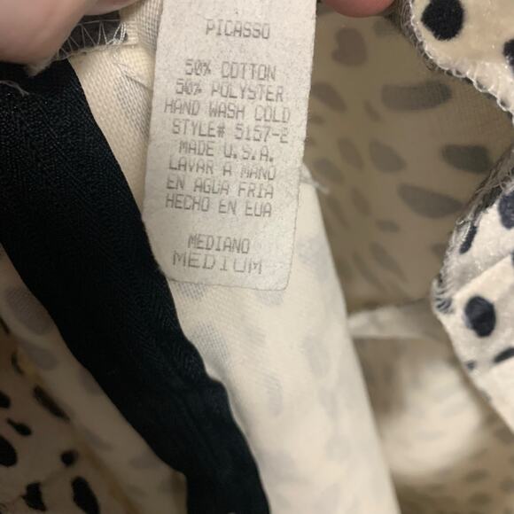 Vintage Picasso Cheetah Print Skirt Womens Size M - Picture 5 of 6